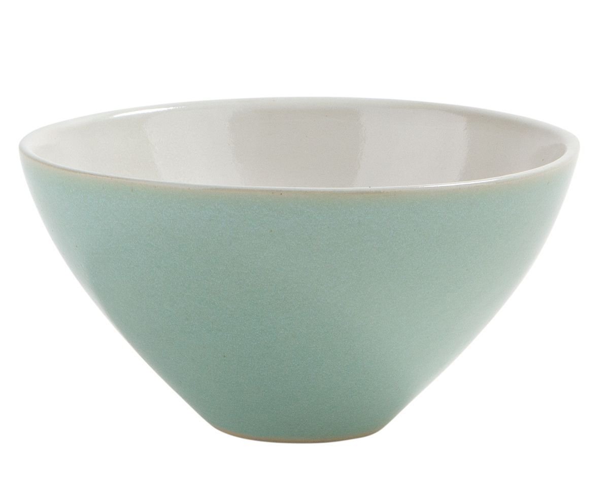 Muesli bowl Franzi white / turquoise