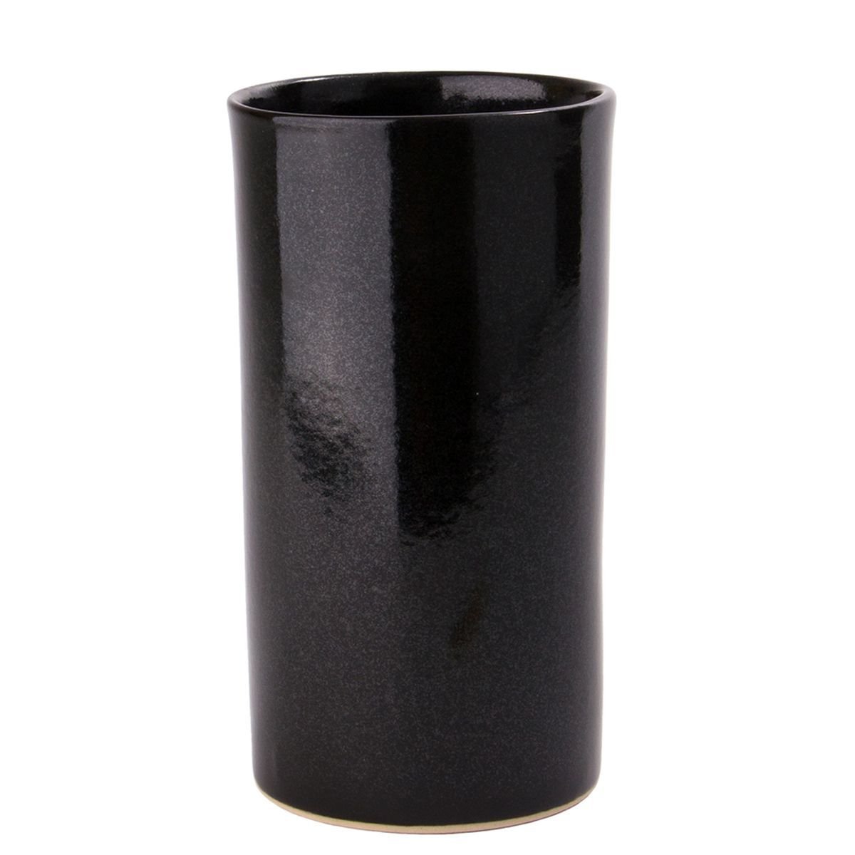 Cylinder vase flower vase Catharina black